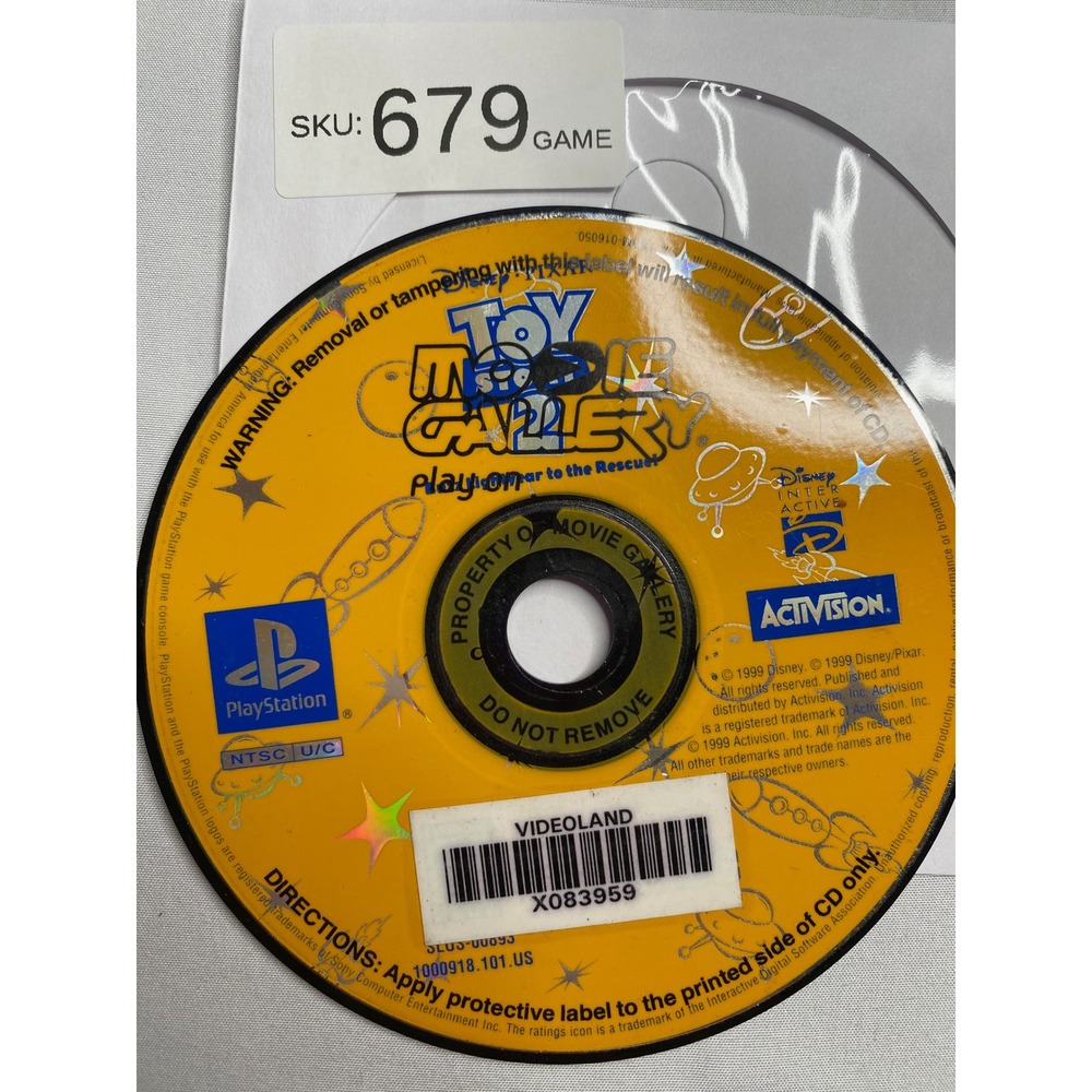 Toy Story 2 Buzz Lightyear to the Rescue Sony PlayStation 1